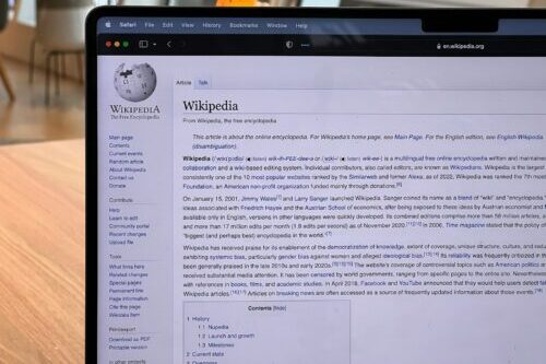 a computer screen with a list